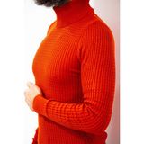 Twin Balıkçı Yaka Kazak Slim Fit - XL - 240-Kırmızı