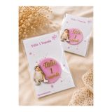 TWİN COLLECTION Kişiye Özel 1 Yaş Magneti – Fotoğraflı Pleksi Magnet – Doğum Günü Hediyeliği – Jelatin Paketli (25 adet)