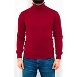 Twin Erkek Balıkçı Yaka Kazak - M - 23Q-Bordo