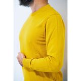 Twin Regular Fit Mustard Pamuk Kazak - 05S-Sarı
