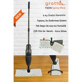 Twin Sprey Mop - Çift Taraflı Bez - Tıpasız Sistem - Üretici Garantili - Altın
