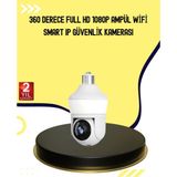 Twin Store 1080P Görüntü Kaliteli Wi-Fi Ampul Tipi Güvenlik Kamerası