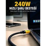 Twin Store 240W 3'ü 1 Arada Kablosu USB Micro USB