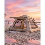 Twin Store Büyük Aile Kamp Çadırı 240X240X160 cm Gölgelikli 6 Kişilik Outdoor Çadır