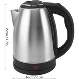 Twin Store Kettle Su Isıtıcı C F Priz 220 - 240 V Paslanmaz Çelik Kablolu