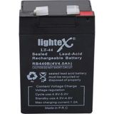 Twin Store Lightex Lt-44 4V 4.0AH Işıldak Fener Aküsü