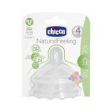 Twin Store Naturalfeeling Biberon Emziği 4 Ay+ Akış Ayarlı 2li - 01 - Mavi