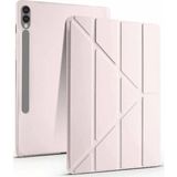 Twin Store Newface Samsung Galaxy X510 Tab S9 Fe 11 Kılıf Kalemlikli Mars Tablet Kılıfı - Rose Gold