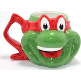 Twin Store Ninja Kaplumbağalar Raphael 3D Kabartmalı Kupa Bardak ALK4540 - 001-Renkli