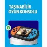 Twin Store Retro 520 Oyunlu Taşınabilir Konsol Hd Ekran USB Şarjlı