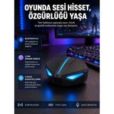 Twin Store Tam Kablosuz Oyuncu Kulaklığı 5.0 Bluetooth LED Kontrollü Yeni Nesil
