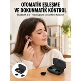 Twin Store Tws Bluetooth Kulaklık 5.0 Bluetooth Bağlantılı Dokunmatik Kontrol Özelliği Yeni Nesil