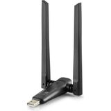Twin Store USB Wıfı Adaptor AC650 2.4ghz&5ghz RTL8811CU Wifi5 Siyah UAC23D - 0 - Siyah