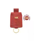 twingold AD01001 İsme Özel Çıtçıtlı Anahtarlık - % 100 Rainbow Deri - Ag01001 - Kırmızı