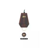 twingold AD01002 İsme Özel İpli Anahtarlık - % 100 Crazy Deri - Ag01002 - Kahverengi