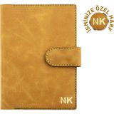Twingold Kişiye Özel Rainbow A5 Defter ve Ajanda Kılıfı Hardal Sarısı