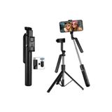 Twinix 170 Cm Uzayan Kablosuz Kumandalı Telefon Selfie Çubuğu Monopod Ayaklı Tripod Bluetooth