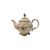 Twinkle Diana Porselen Ayaklı Servis Demlik Vintage Çiçek Desenli Gold Detaylı