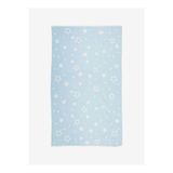 Twinkle Star Pamuk Koltuk Şalı Mavi 130x170