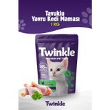 Twinkle Tavuklu Yavru Kedi Maması 1 Kg – Vitaminli Ve Dengeli Beslenme Formülü