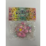Twins Stars 1 Adet Işıklı Kedi Patisi Squishy Oyuncağı Sukuşi (7,5x6,5cm) - Pembe