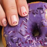 Twinseven Donut Tırnak Dövmesi,tırnak Tattoo,nail Art ,tırnak Sticker