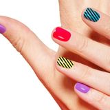 Twinseven Yatay Çizgiler Tırnak Dövmesi,tırnak Tattoo,nail Art ,tırnak Sticker