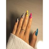 Twinseven Zebra Desenli Tırnak Dövmesi,tırnak Tattoo,nail Art ,tırnak Sticker