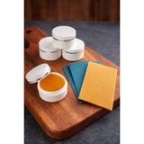 Twinswoodcraft Doğal Kesme Tahtası Bakım Yağı Seti – Bal Mumu & Mineral Yağ + Zımpara