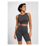 TWINTICKS Kadın Yüksek Bel Biker Tayt Takımı - Toparlayıcı Yoga Pilates Fitness Spor Seti