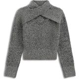 Twist ÇİFT PARÇA GÖRÜNÜM CUTOUT KAZAK TW6250050615126 - Gri - L