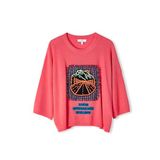 TWIST Kadın Tüvit Patch Aksesuarlı Triko Pembe S