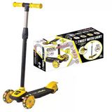 Twist LED Işıklı 3 Tekerlekli Scooter Sarı