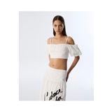 Twist POPLİN CROP BLUZ