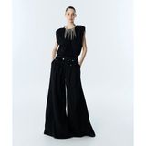 Twist Püsküllü Kemerli Pantolon TS1260003221001 - Siyah - 40