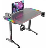 Twısted Mınds T Desıgn TM-T-1060-RGB Karbon Fiber E-Spor Oyuncu Masası - 100x60x75 - Siyah