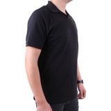 Twister 2288 Siyah Günlük Kısa Kol Normal Kesim Pamuklu Polo Yaka Erkek Tişört - 2XL