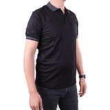 Twister 2304 Siyah Günlük Kısa Kol Normal Kesim Pamuklu Polo Yaka Erkek Tişört - 2XL
