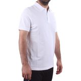 Twister 2341 Beyaz Günlük Kısa Kol Normal Kesim Pamuklu Polo Yaka Erkek Tişört - 2XL