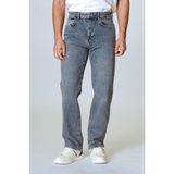 Twister Baggy 789-03 Blue Tint Kar Yıkama Likralı Bol Kesim Erkek Kot Pantolon Gri - 33 / 32