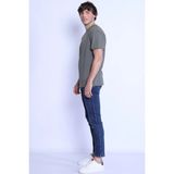 Twister Erkek Skinny Fit Düşük Bel Pantolon Panama 615-05 Blue Black - Mavi - 31 / 34