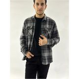 Twister Fermuarlı Sweat Gömlek - 2XL - Antrasit