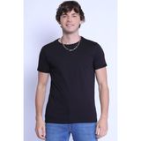 Twister Jeans Ets 1828 Düz Renk Bisiklet Yaka Erkek T-Shirt - 2XL - 0-Siyah