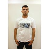 Twister Jeans Ets 2270 Baskılı Işleme Detaylı Relax Fit Erkek T-Shirt - 001-Beyaz