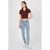 Twister Jeans Eva 9028-100 Light Blue Likralı Dar Paça Kadın Kot Pantolon Buz Mavisi - 29 / 30