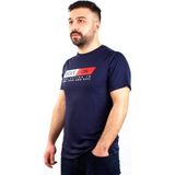 Twister Jeans Kinetix SN-225 Neck Lacivert Günlük Erkek Bisiklet Yaka Tişört