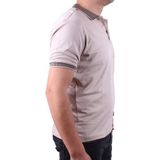 Twister Jeans Twister 2304 Bej Günlük Kısa Kol Normal Kesim Pamuklu Polo Yaka Erkek Tişört