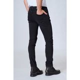Twister Panama x 748-B Black Black Likralı Dar Paça Dar Kesim Erkek Kot Pantolon Yıkamalı Siyah - 31 / 32
