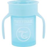 TWISTSHAKE Mavi 360° Dökülmez Alıştırma Bardağı (6+ Ay) (230 ml)