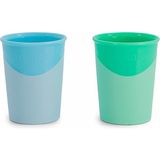 TWISTSHAKE Mavi Yeşil Kırılmaz Çocuk Bardağı 2’li Paket (6+ Ay) (170 ml) - Mavi - Yeşil